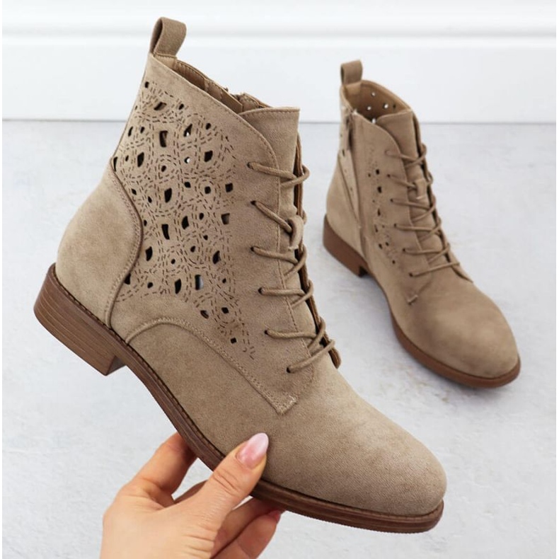 Botki zamszowe S.Barski HY51-136 brązowe 1