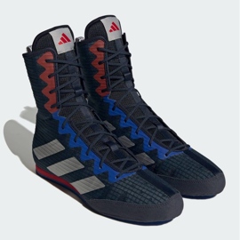 Buty bokserskie Adidas Box Hog 4 HP6880 granatowe niebieskie 4