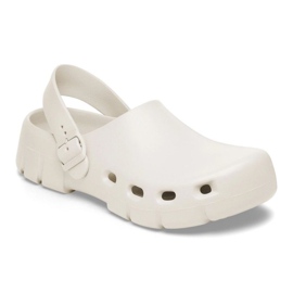 Klapki Birkenstock Birki Flow Eva 1027706 biale białe 1