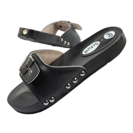 Klapki drewniaki Scholl x Hfd Pescura F304421004 czarne 1