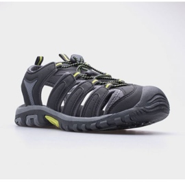 Sandały HI-TEC Eritio AVSSS21-HT-02 BLACK/LIME czarne 9