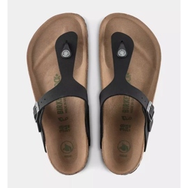 Klapki Birkenstock Gizeh Bs W 1020380 czarne 10