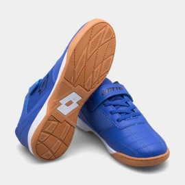 Buty halowe Lotto Whizzer K 2600120K -5011 niebieskie 7