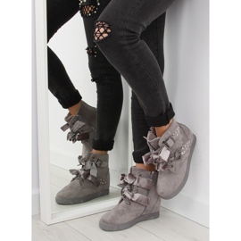 Trampki sneakersy szare A-79 Grey 1