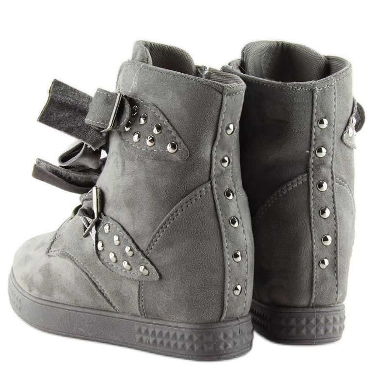 Trampki sneakersy szare A-79 Grey 2