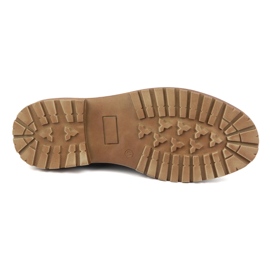 Buty męskie skórzane OLIVIER 312GT z przeszytym noskiem ciemno brązowe 7