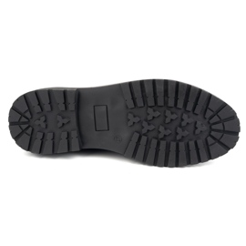 Buty męskie skórzane OLIVIER 312GT z przeszytym noskiem czarne 7