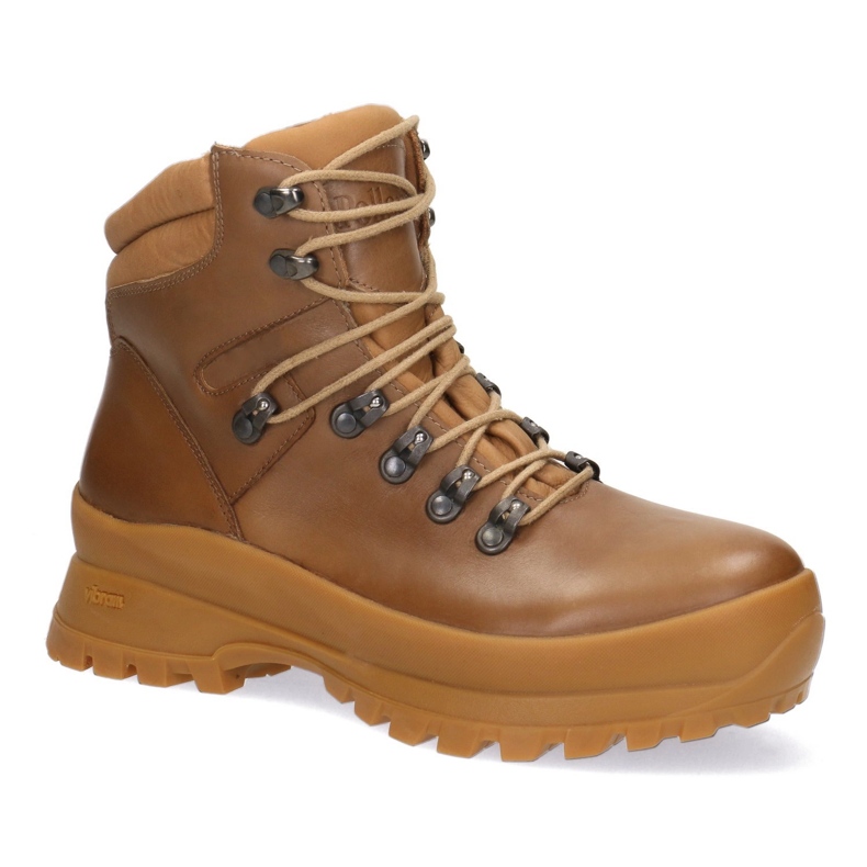 Skórzane trekkingi-myśliwskie Pollonus rudy 6-0126-003 Safari brązowe 1