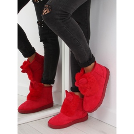 Emusy z uszkami czerwone B198 red 1