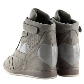 Sneakersy damskie szare 1542 grey 5