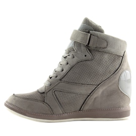 Sneakersy damskie szare 1542 grey 3