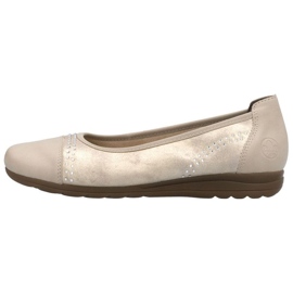 Buty, baleriny Damskie Rieker L9353-62 Beżowe beżowy 21