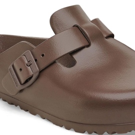 Klapki Birkenstock Boston Eva 1027386 brązowe 2