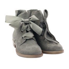 Botki damskie Sergio Leone 300 szare 4