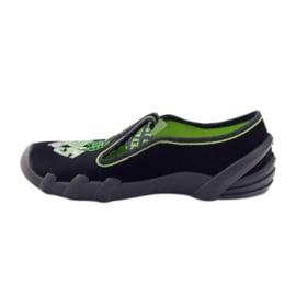 Befado obuwie dziecięce 290y162 zielone czarne 2