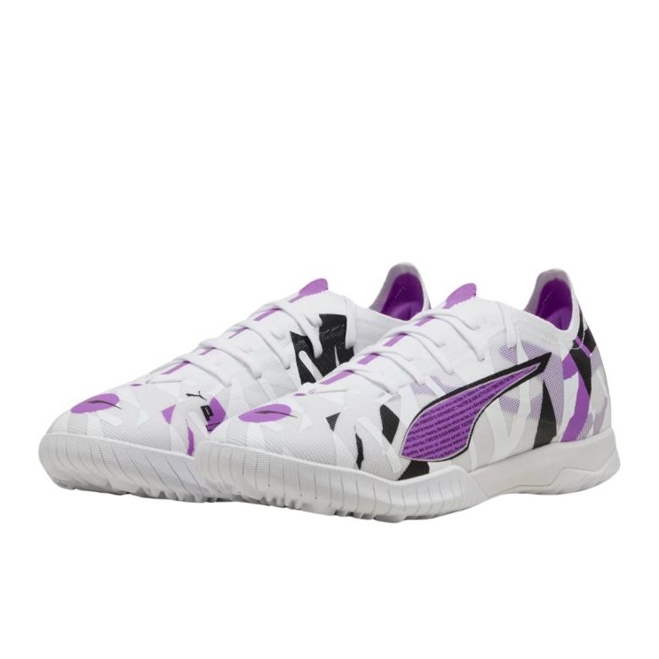 Buty piłkarskie Puma Ultra 5 Match Forever Tt 108448 01 białe 1