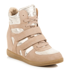 Trampki sneakersy brązowe 1