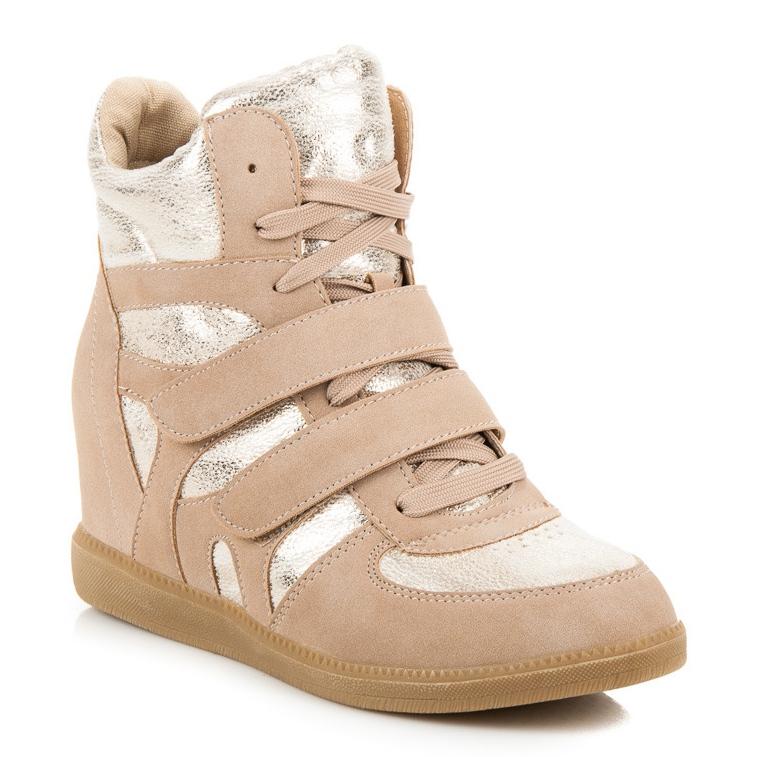 Trampki sneakersy brązowe 1