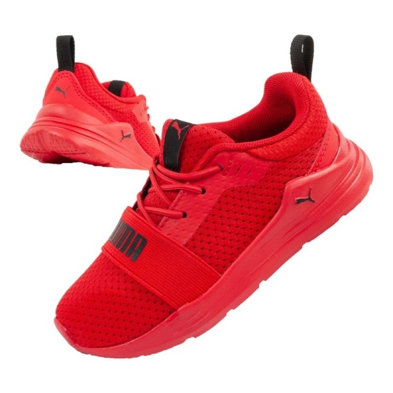 Buty Puma Wired Run  374217 05 czerwone 1
