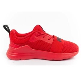 Buty Puma Wired Run  374217 05 czerwone 3