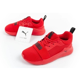 Buty Puma Wired Run  374217 05 czerwone 7