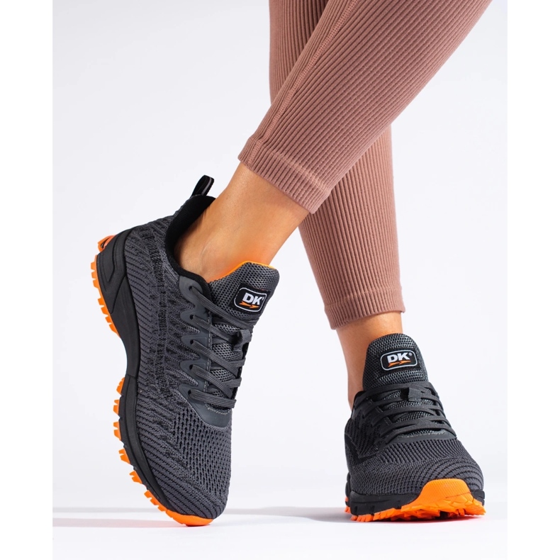 Tekstylne sneakersy DK czarne 1
