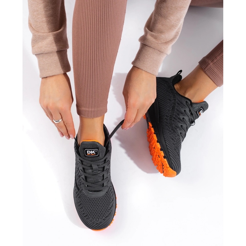 Tekstylne sneakersy DK czarne 2