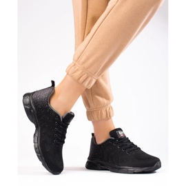 Damskie czarne buty sportowe Dk 1