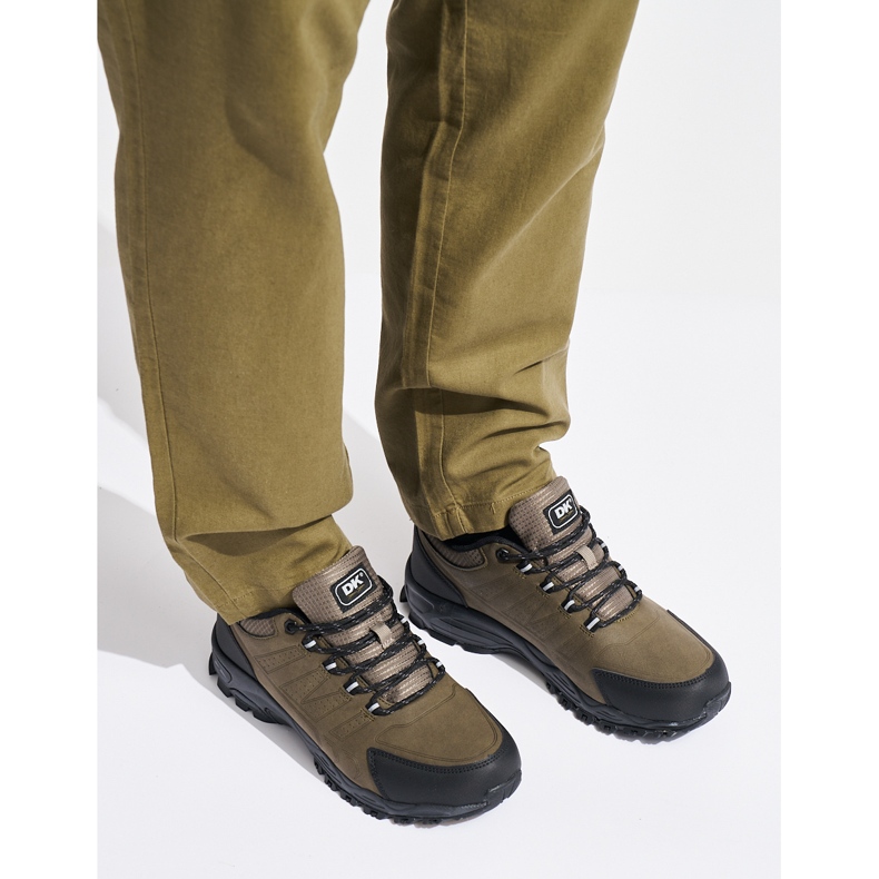 Brązowe męskie buty trekkingowe DK 1
