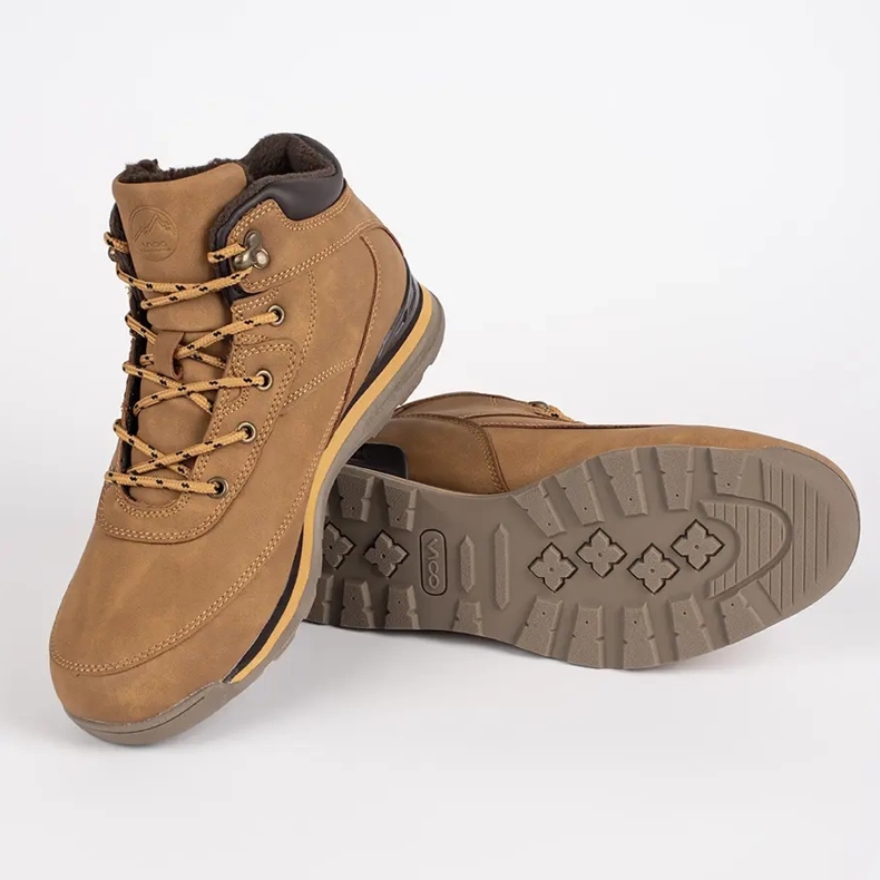 Vico Brązowe ocieplane trapery męskie 2