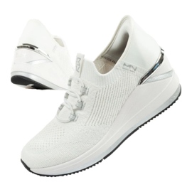 Buty Skechers The Triple-Dallis 177721/WHT damskie na koturnie białe 1
