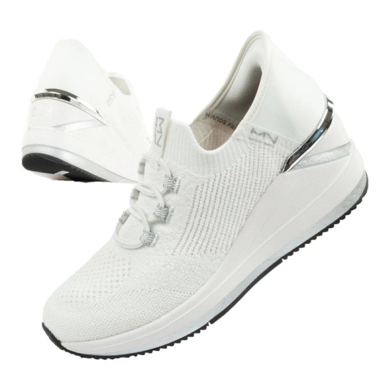 Buty Skechers The Triple-Dallis 177721/WHT damskie na koturnie białe 1