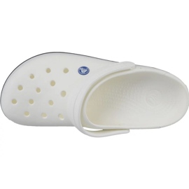 Klapki Crocs Crocband U 11016-100 medyczne białe 1