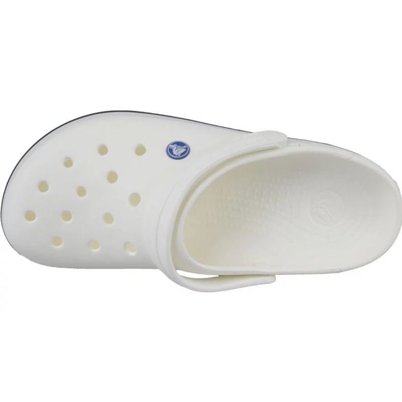 Klapki Crocs Crocband U 11016-100 medyczne białe 1