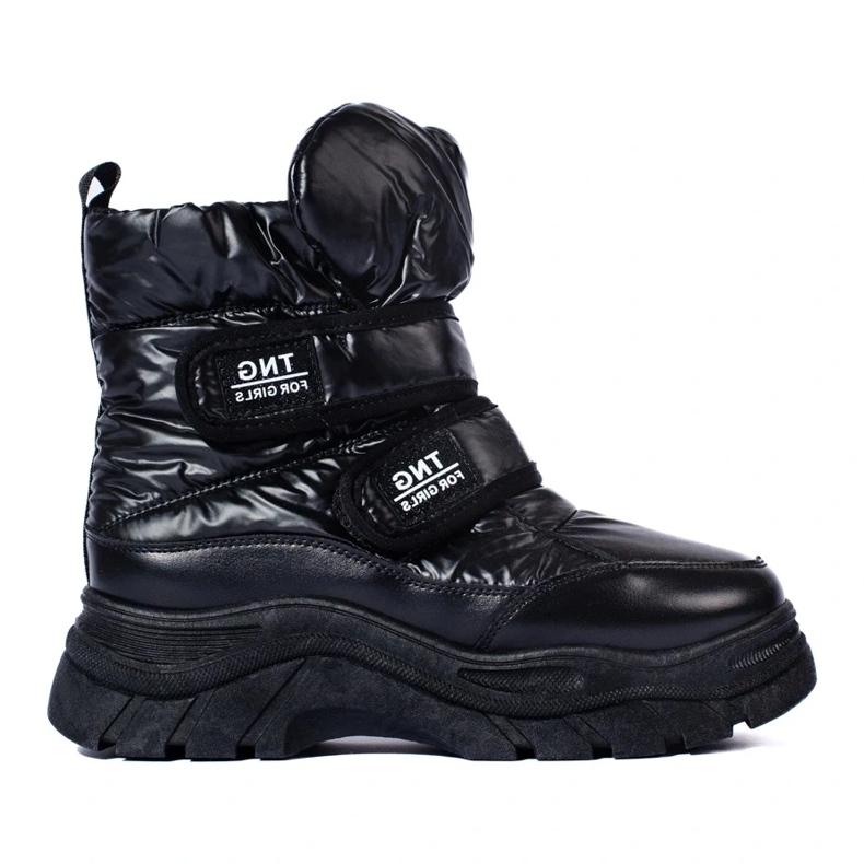 W. Potocki Ciepłe śniegowce damskie Potocki czarne 2