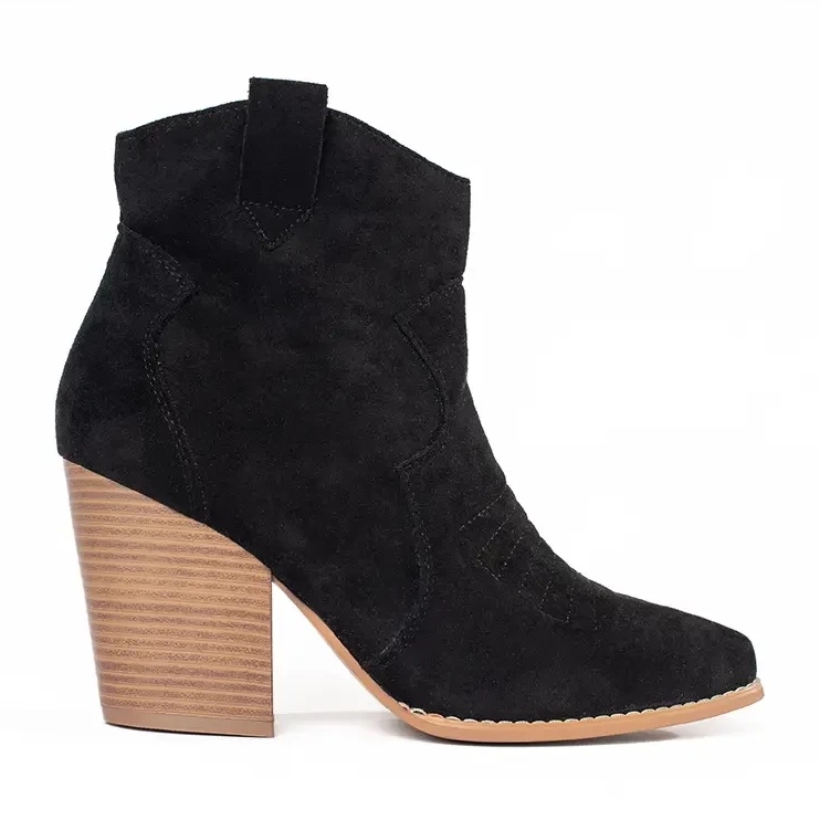 Kowbojki Na Słupku czarne 1