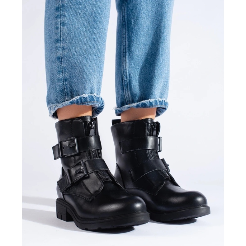 Czarne Casualowe Workery 2