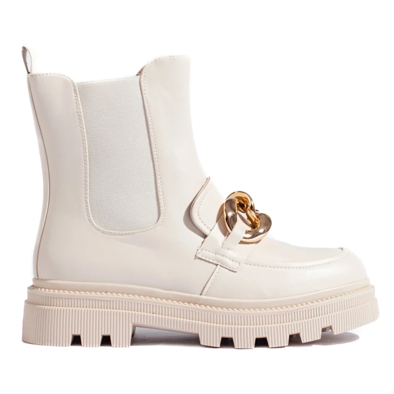 Workery Na Platformie beżowy 2