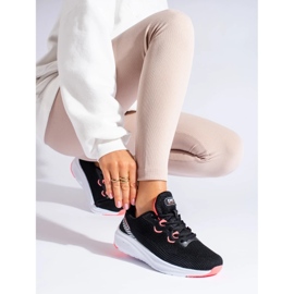 Sportowe buty na platformie DK czarne 4