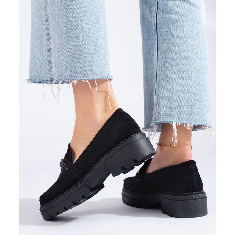 Mokasyny fashion La.Fi czarne 1