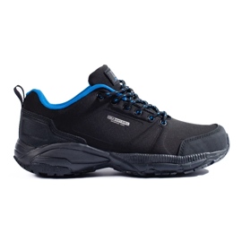 Buty trekkingowe damskie DK czarno niebieskie czarne 1