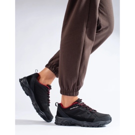 Wygodne buty trekkingowe damskie DK czarne 2
