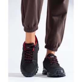 Wygodne buty trekkingowe damskie DK czarne 3
