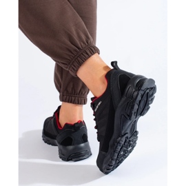 Wygodne buty trekkingowe damskie DK czarne 4