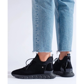 Lekkie buty sportowe Vinceza czarne 4