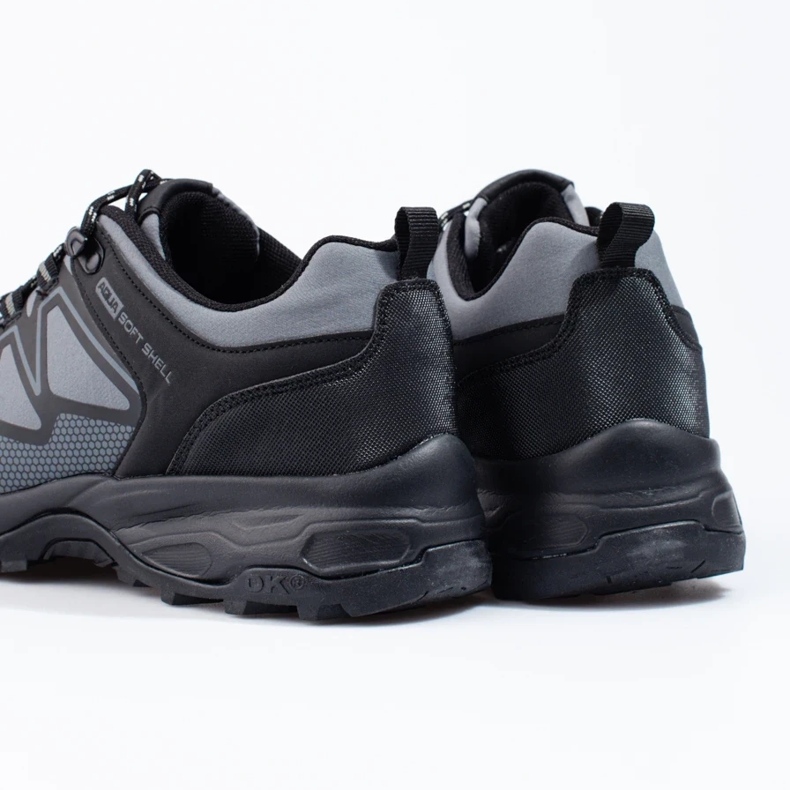Męskie buty trekkingowe DK szare czarne 1