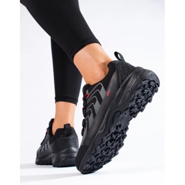 Buty trekkingowe damskie DK Softshell czarne 4