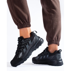 Buty trekkingowe damskie DK Softshell czarne 1