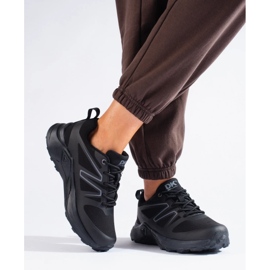 Buty trekkingowe damskie DK Softshell czarne 1