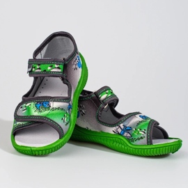 Kapcie dla chłopca Viggami zielone 1